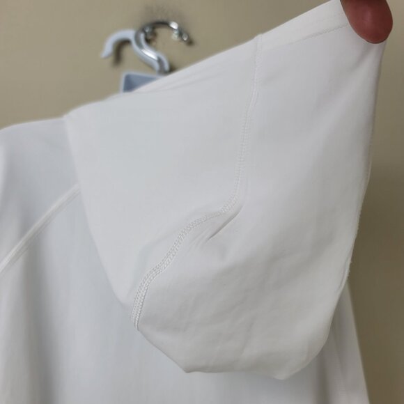 Patagonia Kids Capilene Cool Hoodie Boys Medium White Long Sleeve Sun Shirt - Picture 7 of 11